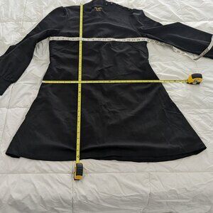 Kate Spade, XL Black Ponte Knit Dress with Pockets